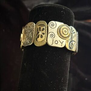 Gold and Silver family health Inspirational Bracelet